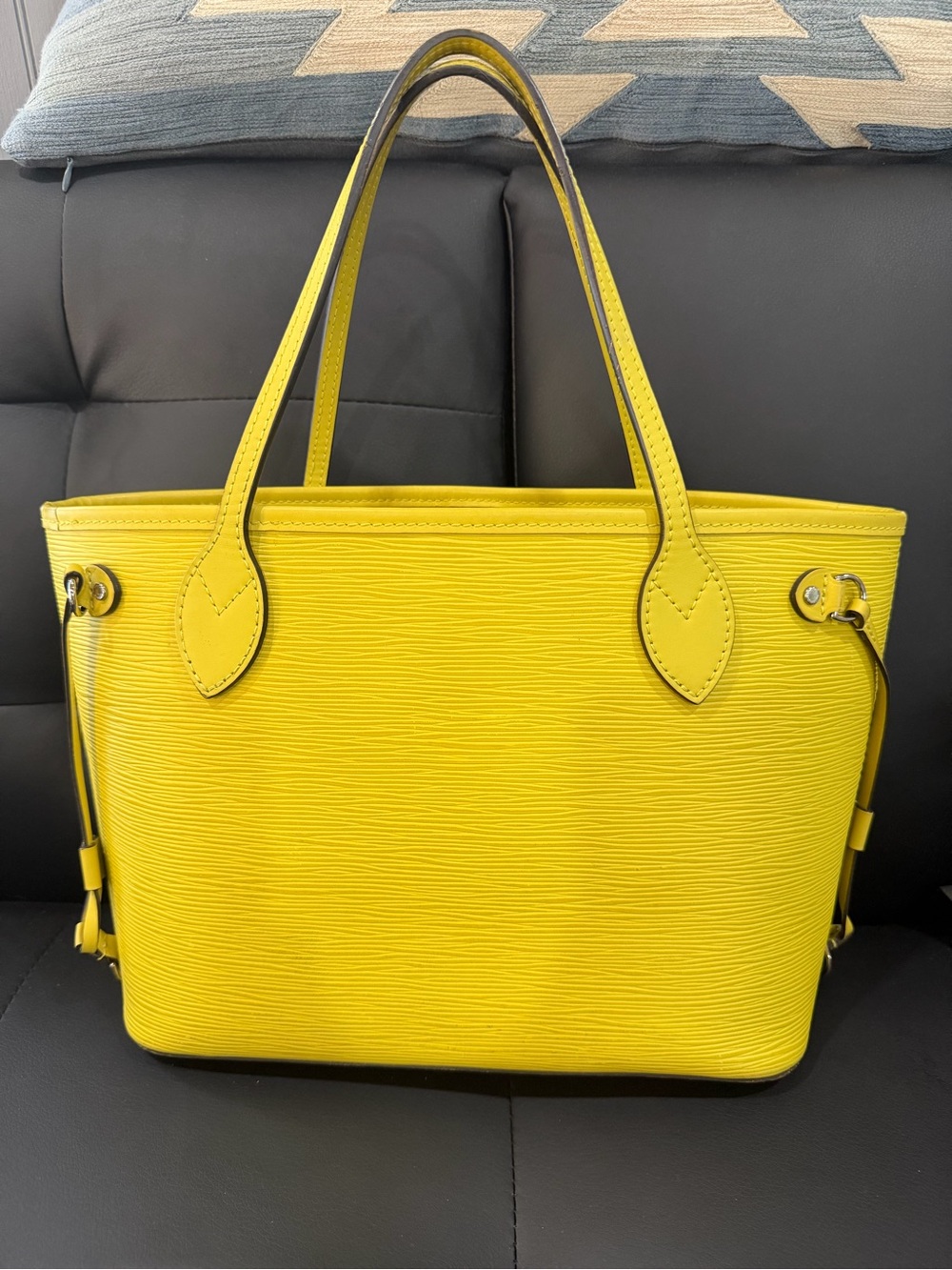 Louis Vuitton Yellow Epi Leather Neverfull PM